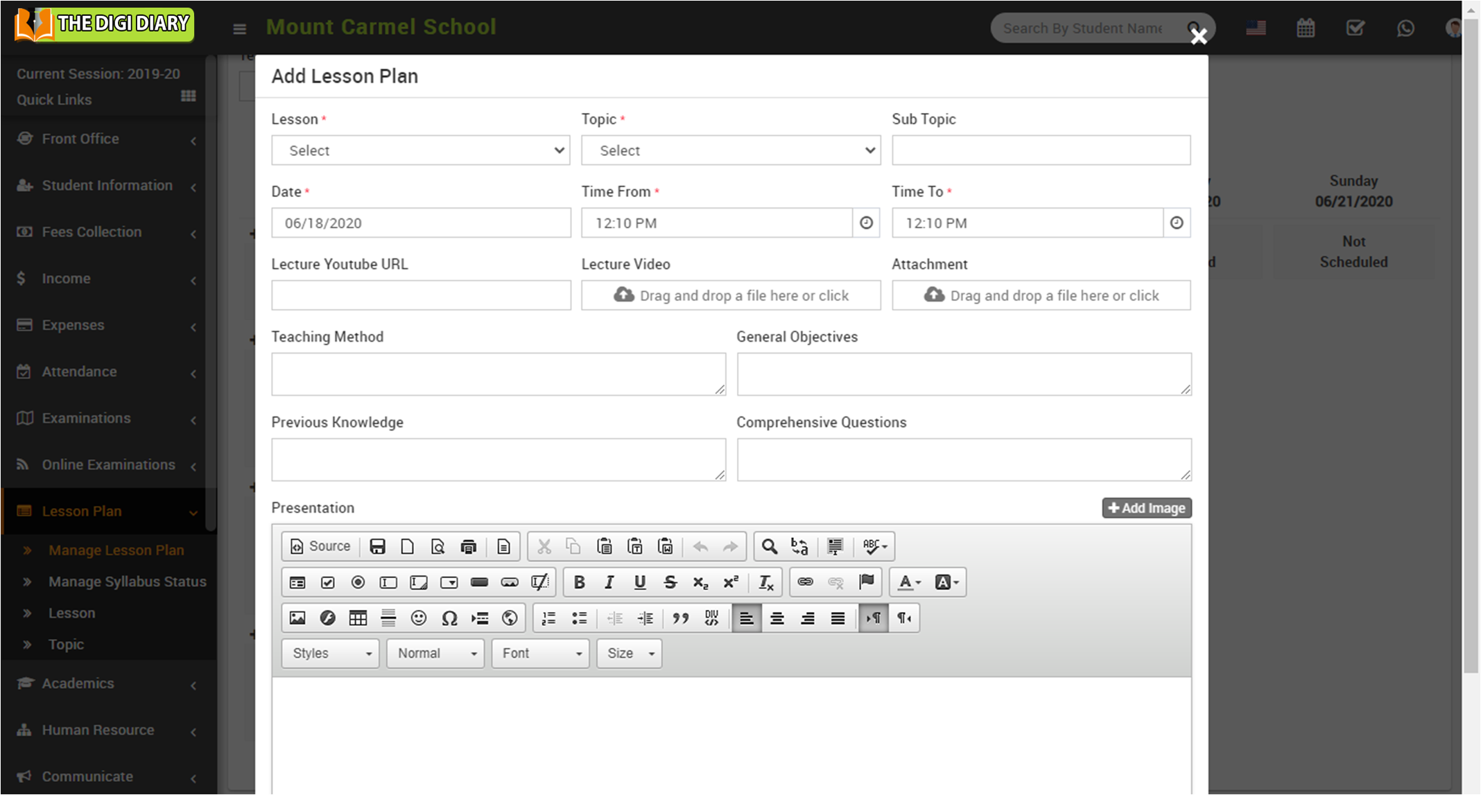 add lesson plan