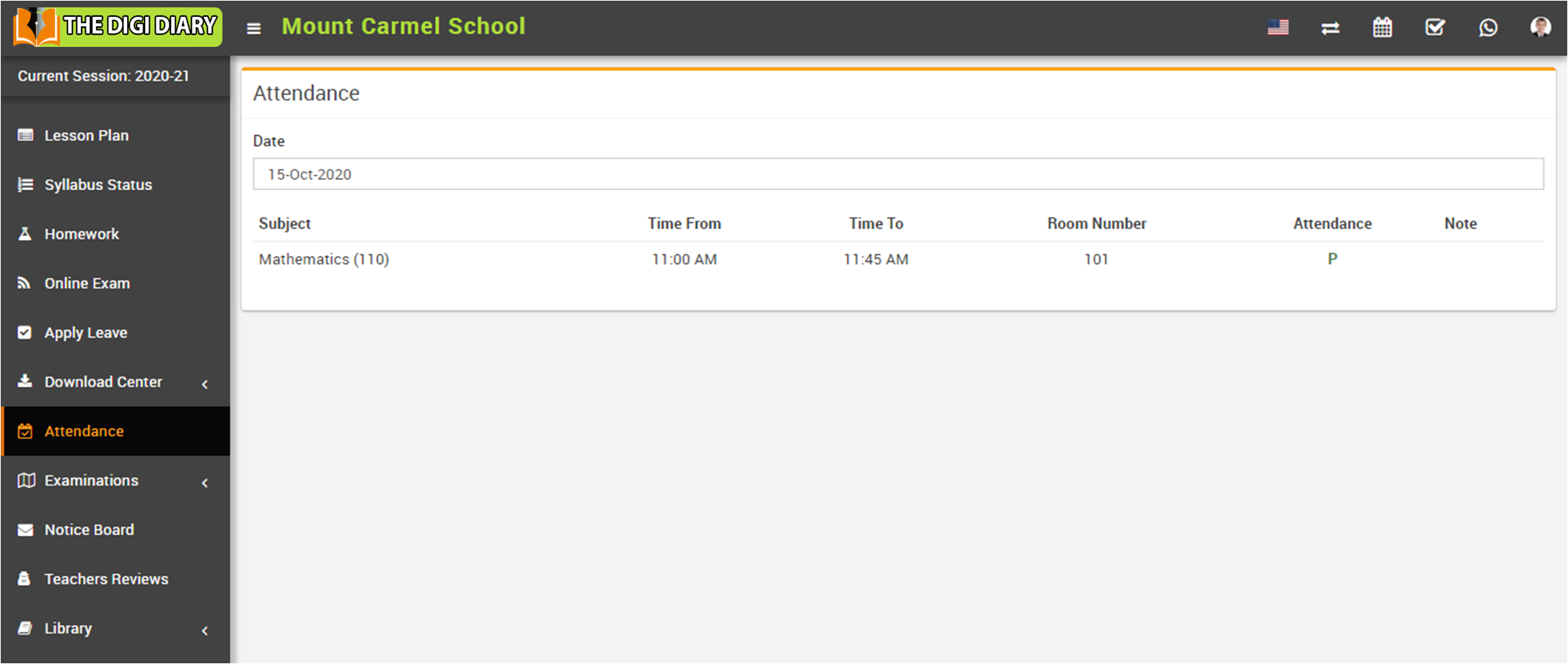 check student period by date image