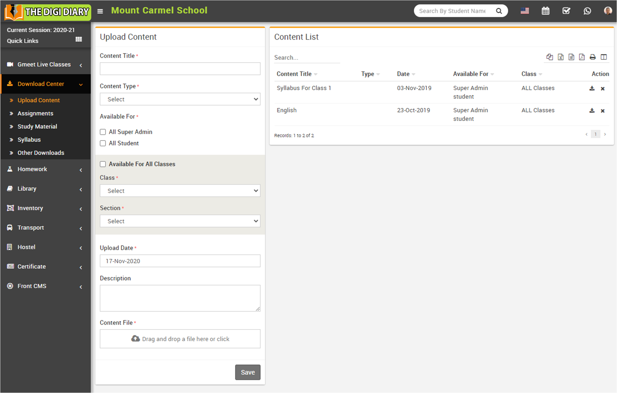Download center image