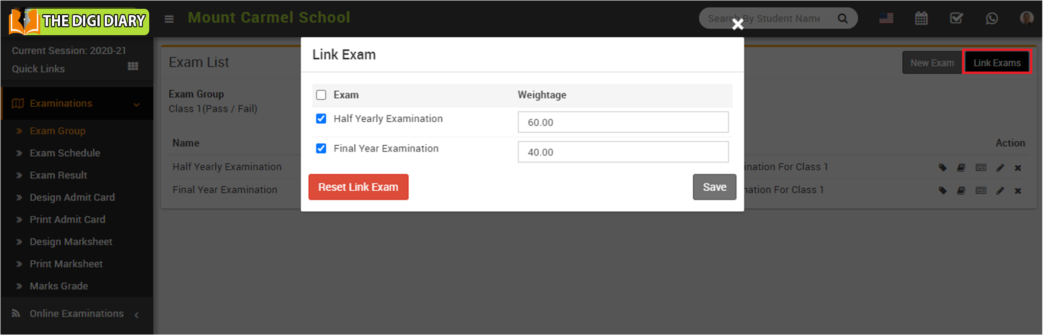 Link exam image