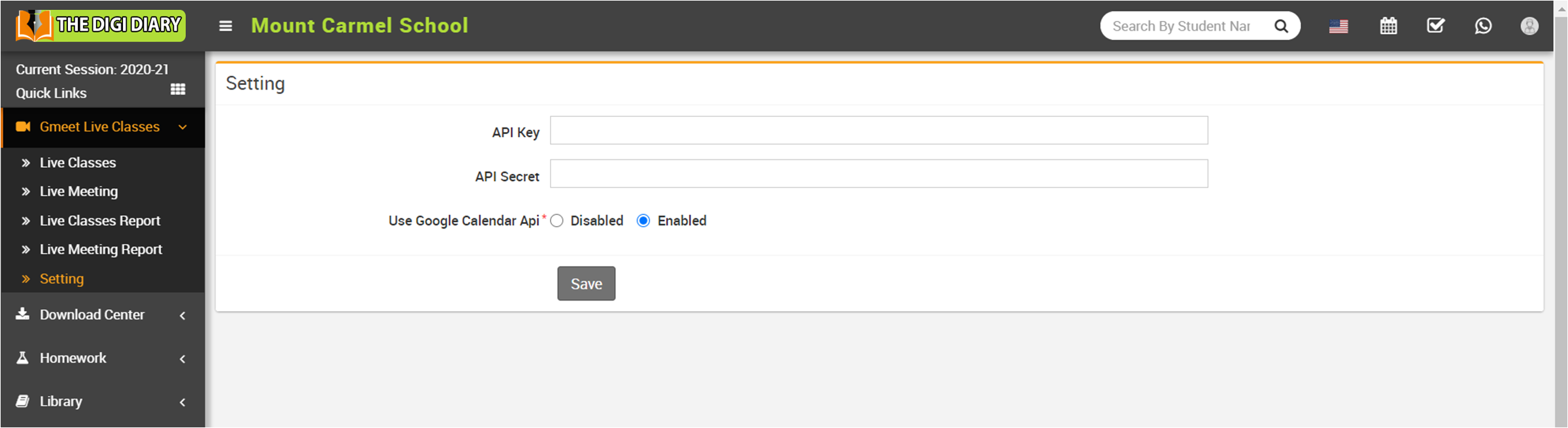 Gmeet configuration