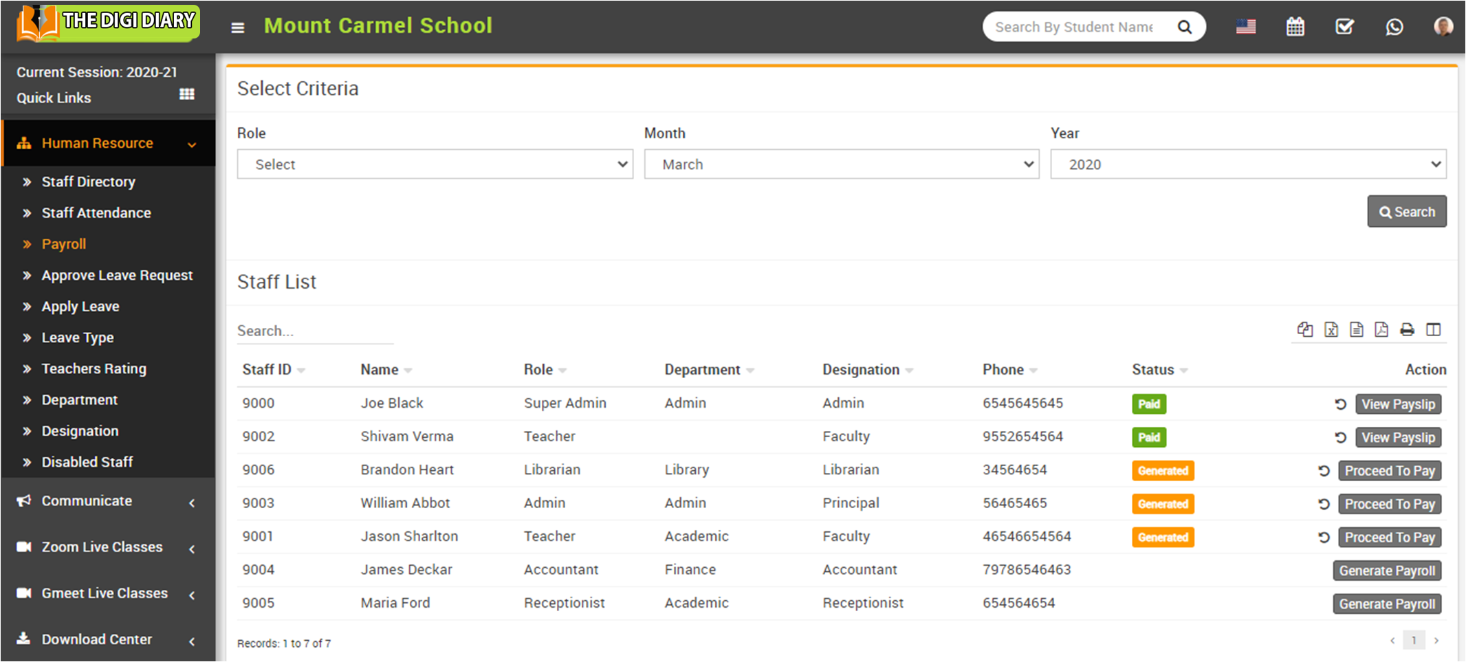 generate payroll image