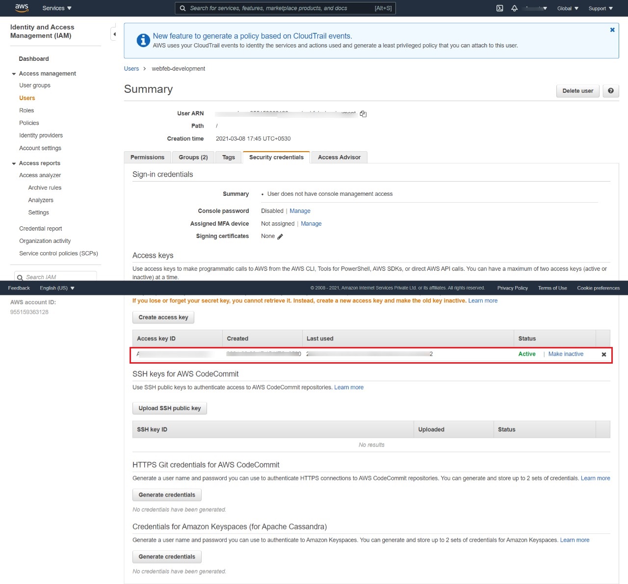 create aws account