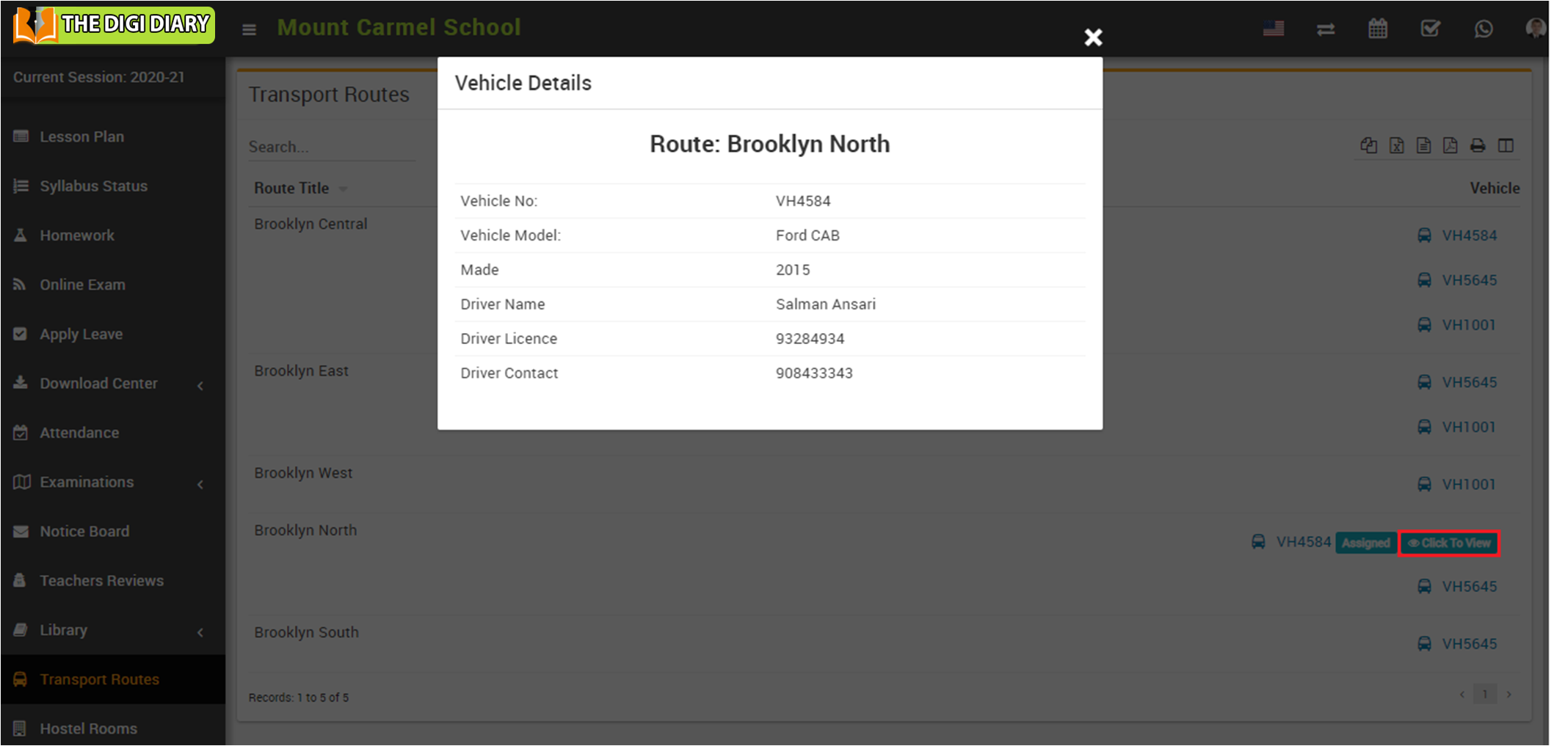 Vehicle Details Image