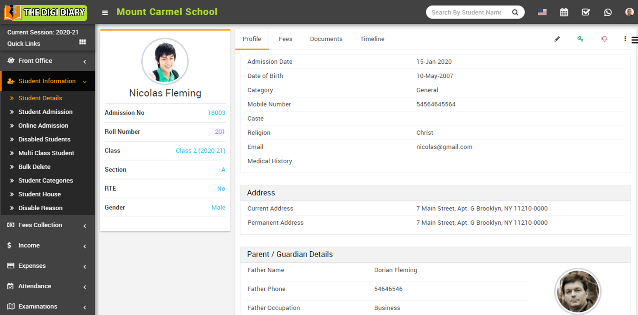 Student profile image
