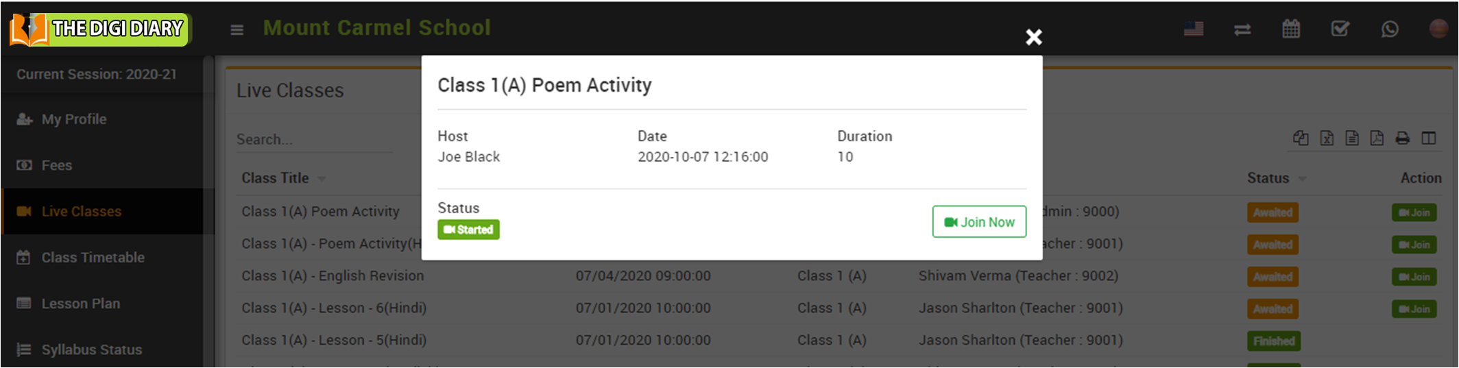 Zoom Join Live Class Image